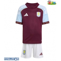 Aston Villa Jadon Sancho #19 Hjemmedraktsett Barn 2025-26 Kortermet (+ Korte bukser)
